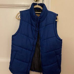 Red Camel Puffer Vest, color blue